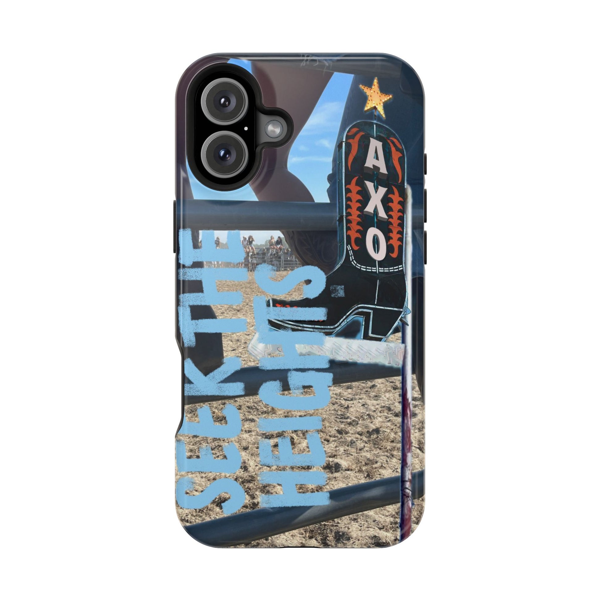"Seek the Heights" Phone Case