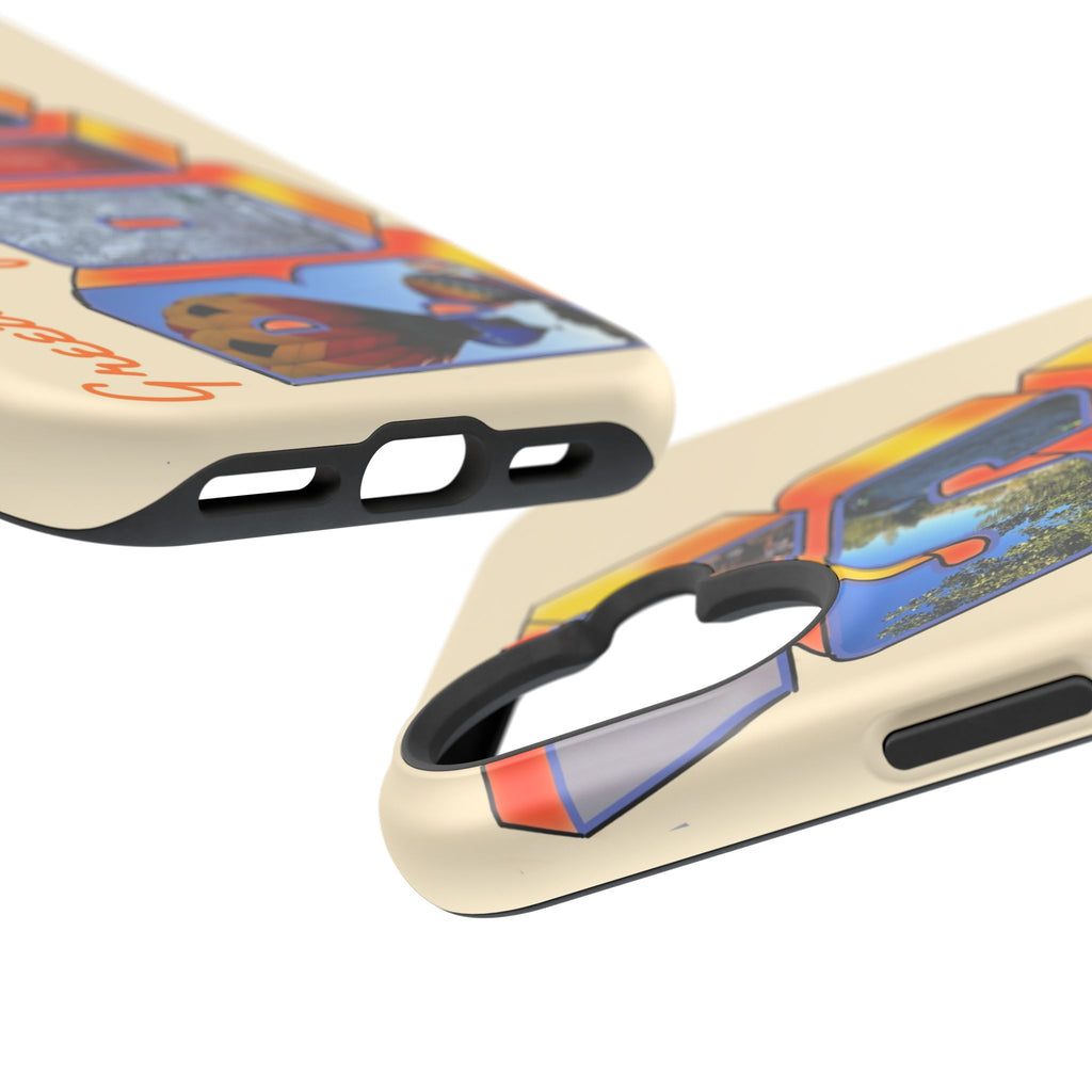 "Greetings from Boise" Orange Phone Case