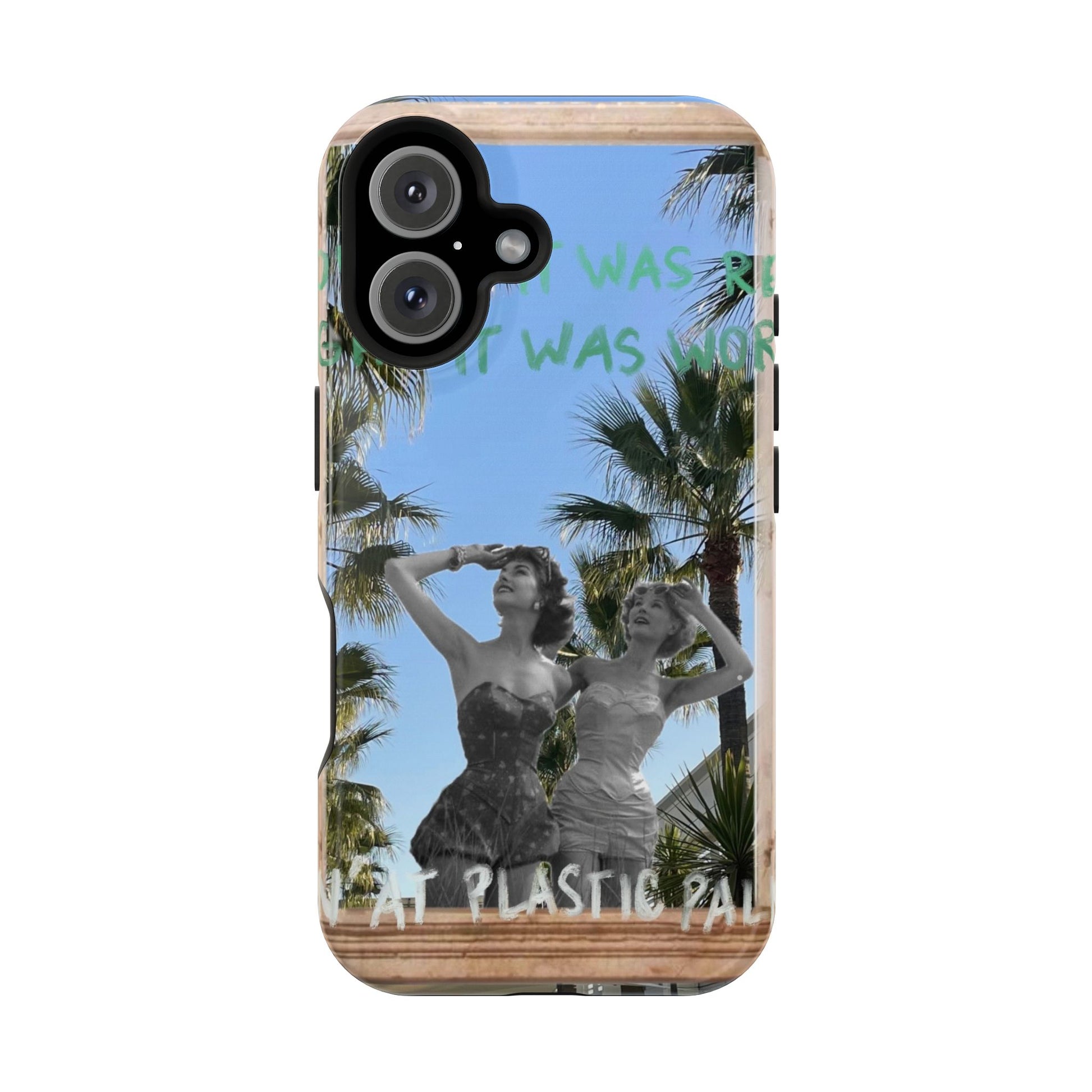 "plastic palm trees" Phone Case